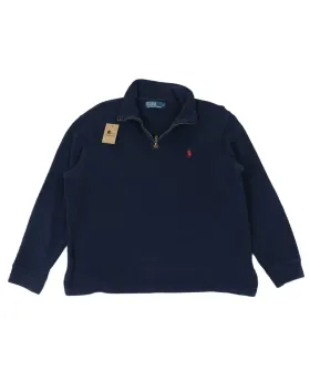 SUDADERA CUELLO ALTO CON CREMALLERA POLO RALPH LAUREN HOMBRE AZUL MARINO