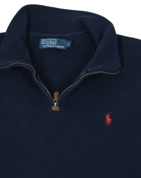 SUDADERA CUELLO ALTO CON CREMALLERA POLO RALPH LAUREN HOMBRE AZUL MARINO