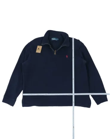 SUDADERA CUELLO ALTO CON CREMALLERA POLO RALPH LAUREN HOMBRE AZUL MARINO