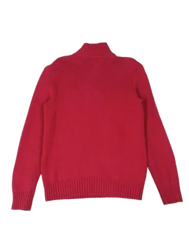 JERSEY CUELLO ALTO CON CREMALLERA POLO RALPH LAUREN HOMBRE ROJO