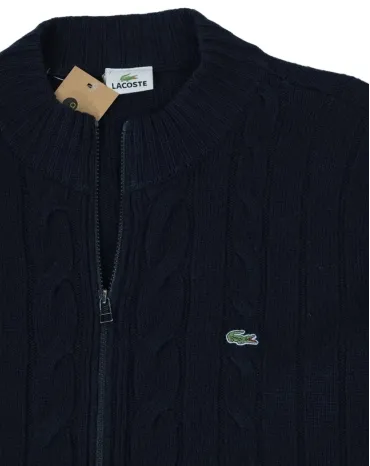 CÁRDIGAN LACOSTE HOMBRE AZUL MARINO