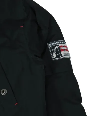 CAZADORA CON CAPUCHA GEOGRAPHICAL NORWAY HOMBRE NEGRO