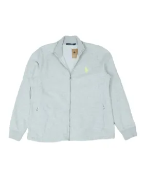 SUDADERA CON CREMALLERA RALPH LAUREN HOMBRE GRIS CLARO