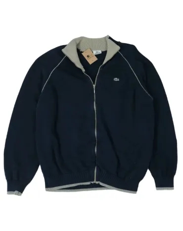 CHAQUETA DE PUNTO LACOSTE HOMBRE AZUL MARINO