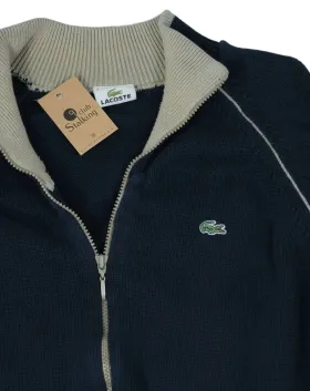 CHAQUETA DE PUNTO LACOSTE HOMBRE AZUL MARINO
