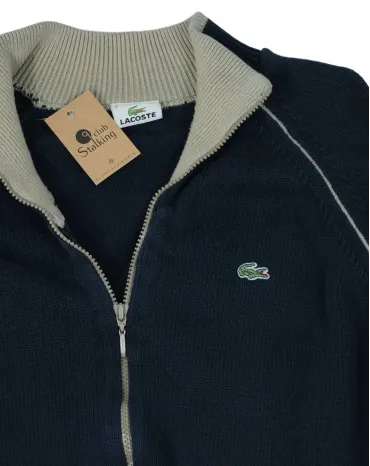 CHAQUETA DE PUNTO LACOSTE HOMBRE AZUL MARINO