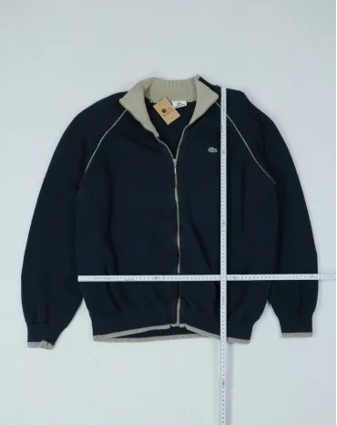 CHAQUETA DE PUNTO LACOSTE HOMBRE AZUL MARINO