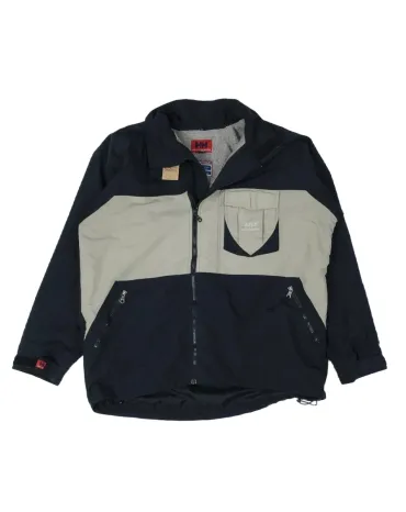 CHAQUETA TÉCNICA HELLY HANSEN UNISEX NEGRO Y BEIGE