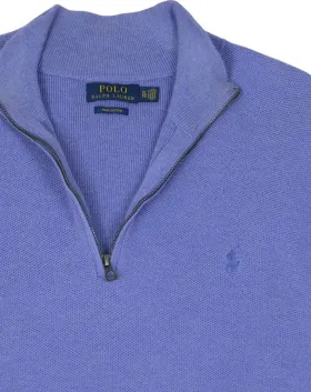 JERSEY MEDIA CREMALLERA POLO RALPH LAUREN HOMBRE LILA