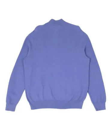 JERSEY MEDIA CREMALLERA POLO RALPH LAUREN HOMBRE LILA