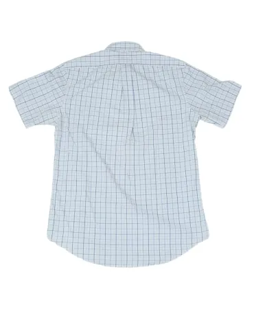 CAMISA POLO RALPH LAUREN HOMBRE BLANCO CON CUADROS AZULES