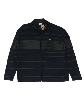 CÁRDIGAN CREMALLERA LACOSTE HOMBRE AZUL MARINO
