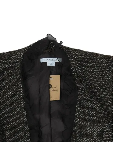 CHAQUETA MARELLA MUJER NEGRO PLATEADO