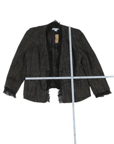 CHAQUETA MARELLA MUJER NEGRO PLATEADO