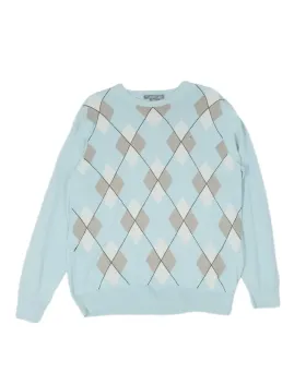 JERSEY DE PUNTO LACOSTE UNISEX AZUL PASTEL