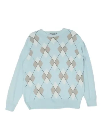 JERSEY DE PUNTO LACOSTE UNISEX AZUL PASTEL