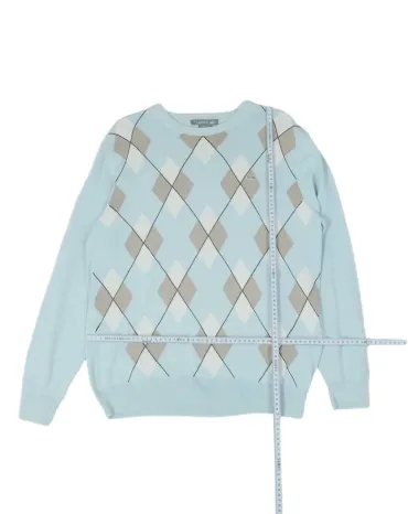 JERSEY DE PUNTO LACOSTE UNISEX AZUL PASTEL