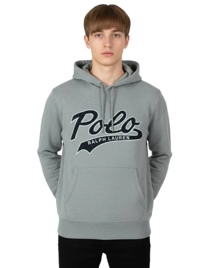 SUDADERA CON CAPUCHA POLO RALPH LAUREN UNISEX GRIS
