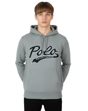 SUDADERA CON CAPUCHA POLO RALPH LAUREN UNISEX GRIS