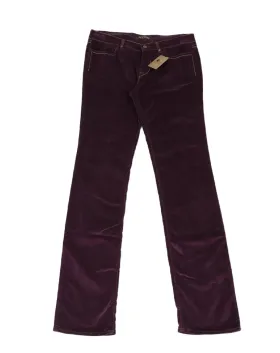 PANTALÓN PANA MUJER BURDEOS