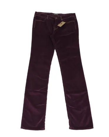 PANTALÓN PANA MUJER BURDEOS