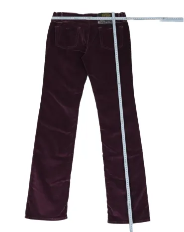 PANTALÓN PANA MUJER BURDEOS
