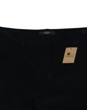 PANTALÓN MAXMARA DE PANA MUJER AZUL MARINO