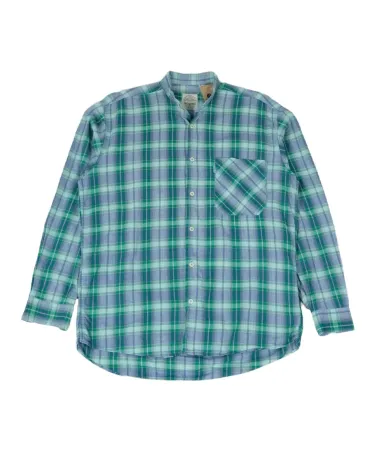 CAMISA LEVIS DE CUADROS HOMBRE VERDE Y AZUL