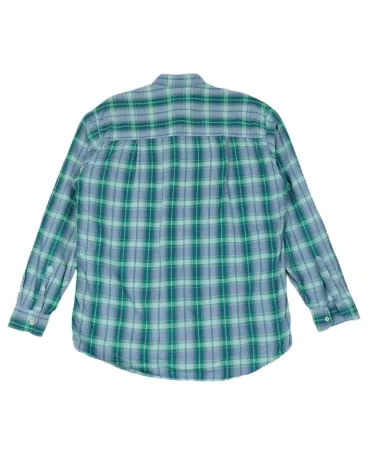 CAMISA LEVIS DE CUADROS HOMBRE VERDE Y AZUL