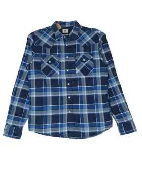 CAMISA DE CUADROS LEE HOMBRE AZUL MARINO