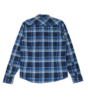 CAMISA DE CUADROS LEE HOMBRE AZUL MARINO