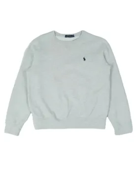 SUDADERA CUELLO REDONDO POLO RALPH LAUREN HOMBRE GRIS CLARO