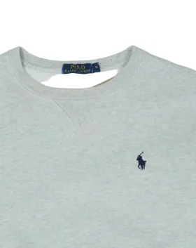SUDADERA CUELLO REDONDO POLO RALPH LAUREN HOMBRE GRIS CLARO