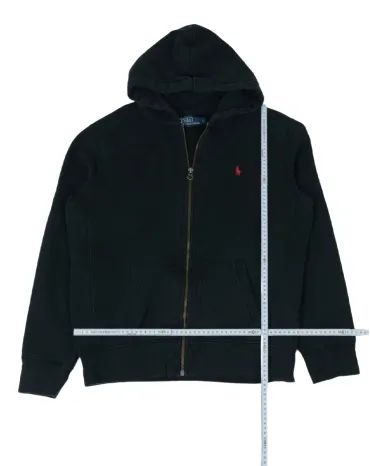 SUDADERA CON CREMALLERA POLO RALPH LAUREN HOMBRE NEGRA