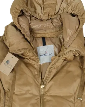 PLUMÍFERO MONCLER MUJER BEIGE
