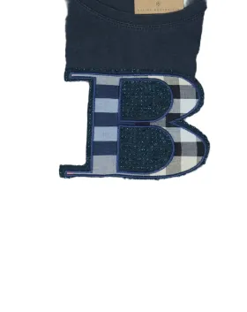 CAMISETA MANGA CORTA BURBERRY MUJER AZUL MARINO