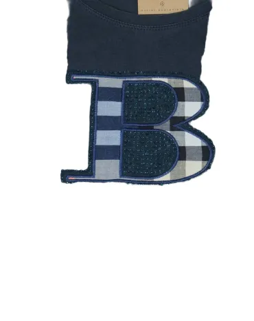 CAMISETA MANGA CORTA BURBERRY MUJER AZUL MARINO