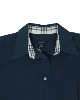 CAMISA BURBERRY MUJER AZUL MARINO