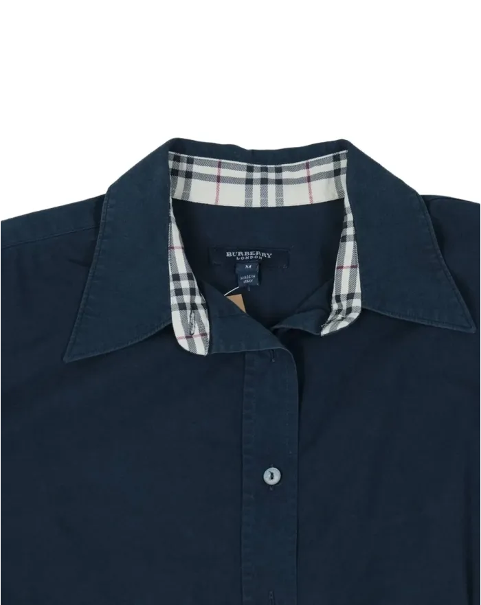 CAMISA BURBERRY MUJER AZUL MARINO