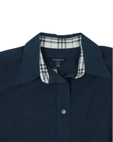 CAMISA BURBERRY MUJER AZUL MARINO