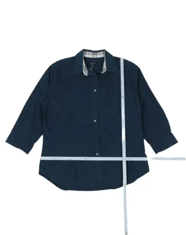 CAMISA BURBERRY MUJER AZUL MARINO