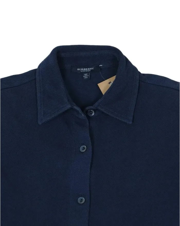 CAMISA BURBERRY DE PUNTO UNISEX AZUL MARINO