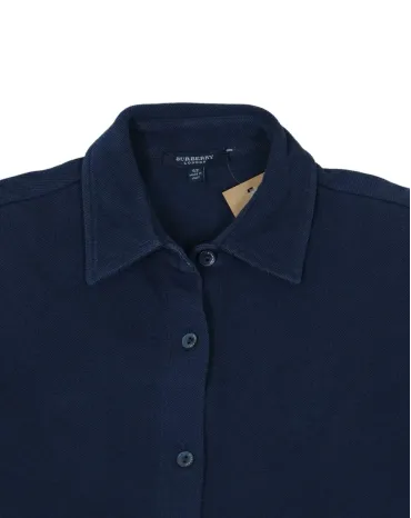 CAMISA BURBERRY DE PUNTO UNISEX AZUL MARINO