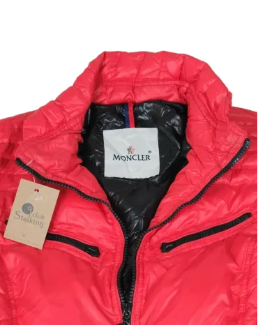 PLUMÍFERO MONCLER MUJER ROJO