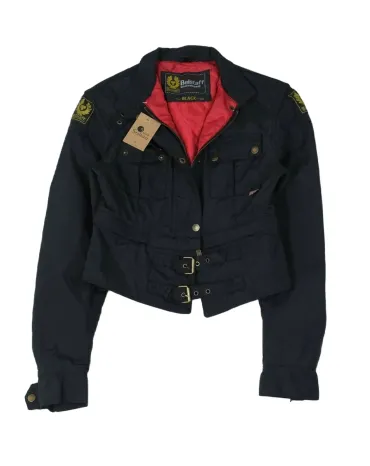 CAZADORA BELSTAFF MUJER NEGRA