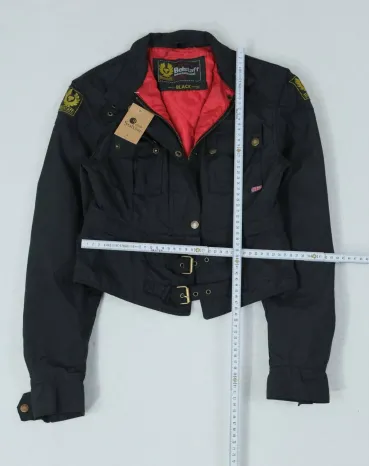 CAZADORA BELSTAFF MUJER NEGRA
