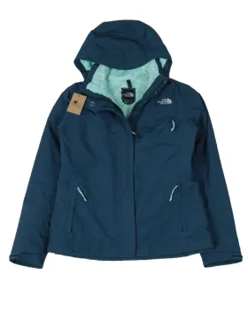 CAZADORA THE NORTH FACE MUJER AZUL PETRÓLEO
