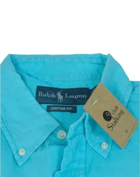 CAMISA RALPH LAUREN HOMBRE AZUL TURQUESA