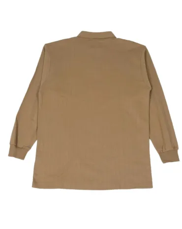 POLO MANGA LARGA VERSACE JEANS COUTURE HOMBRE CAMEL