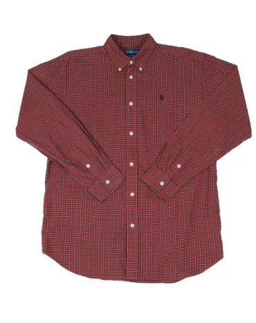 CAMISA DE CUADROS RALPH LAUREN HOMBRE ROJO TARTÁN